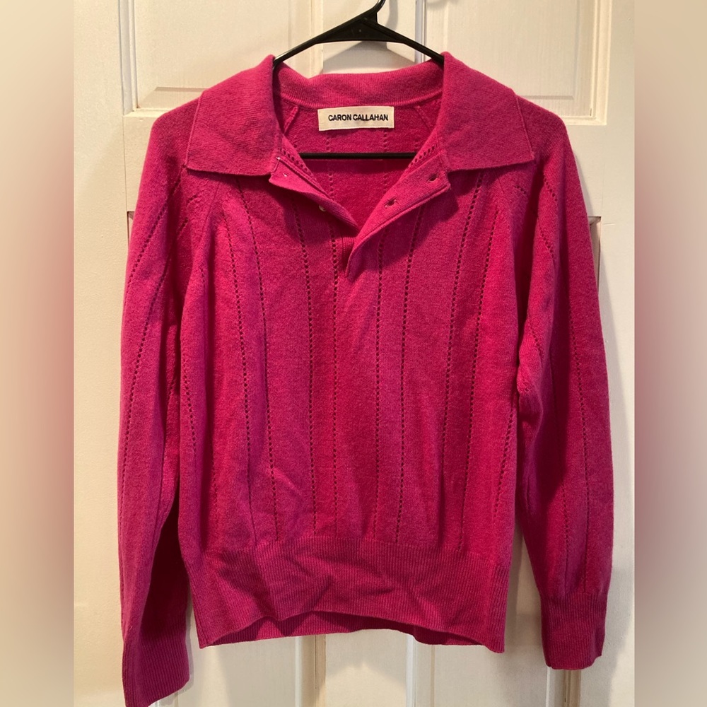 Caron Callahan collared sweater